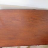 4-drawer chest of drawers - empire style - with detached columns - mahogany-bronze stain