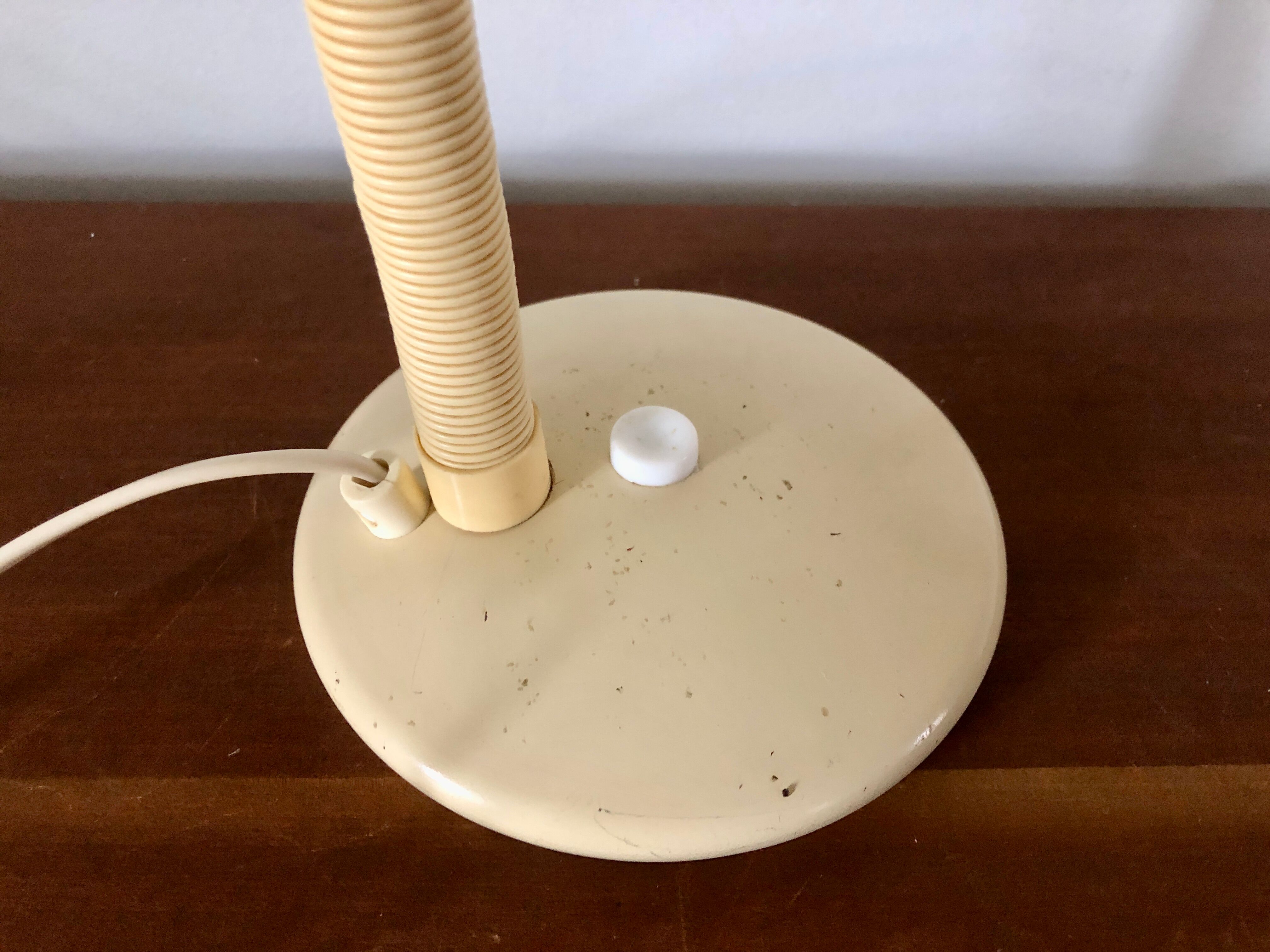 Beige desk lamp Aluminor 1970