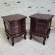 Carved bedside tables