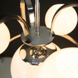 Bauhaus Chrome-plated Chandelier, 1930s