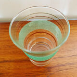 Suite of 6 granite glasses from the 50s