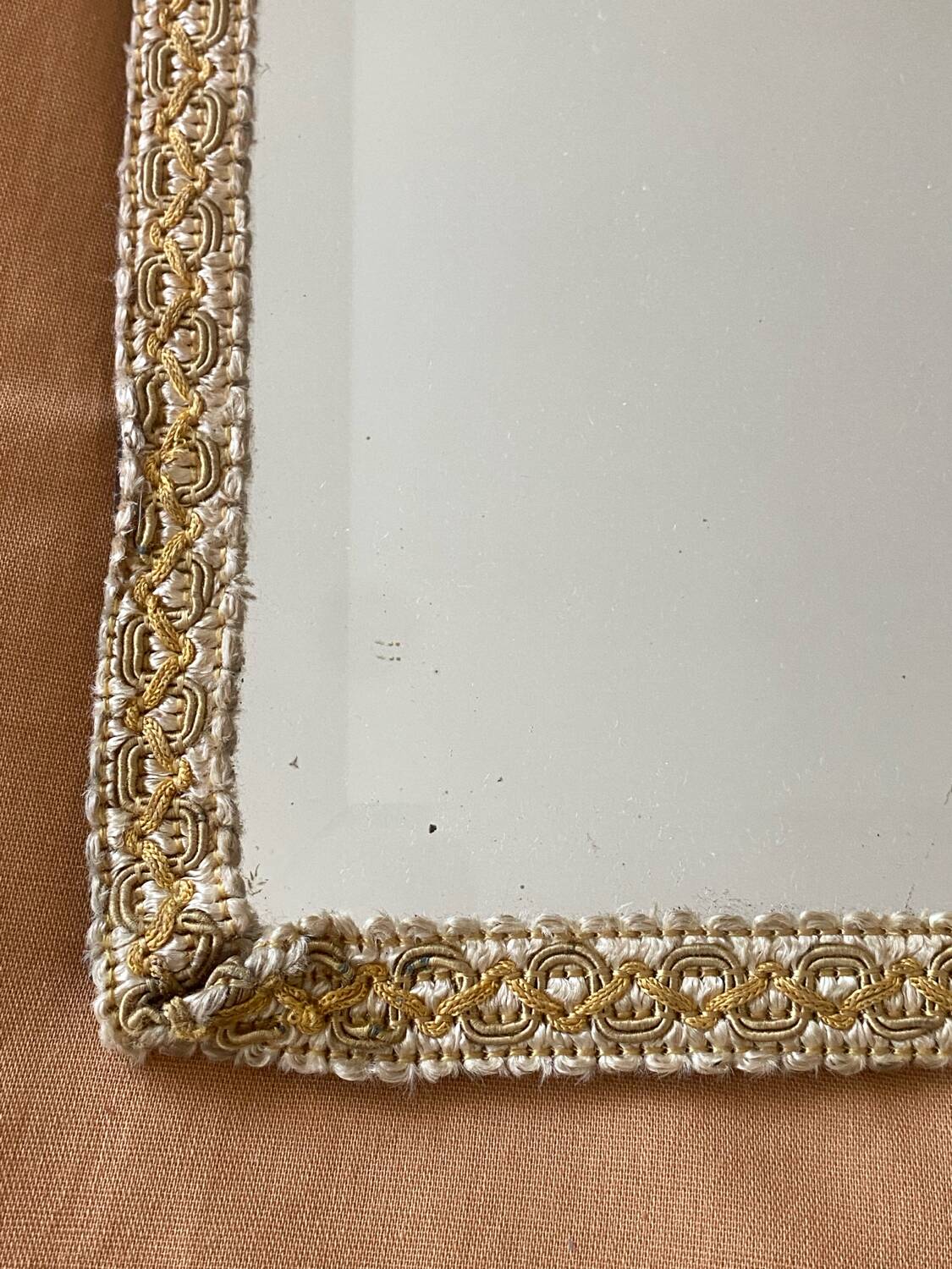 Beveled mirror to place