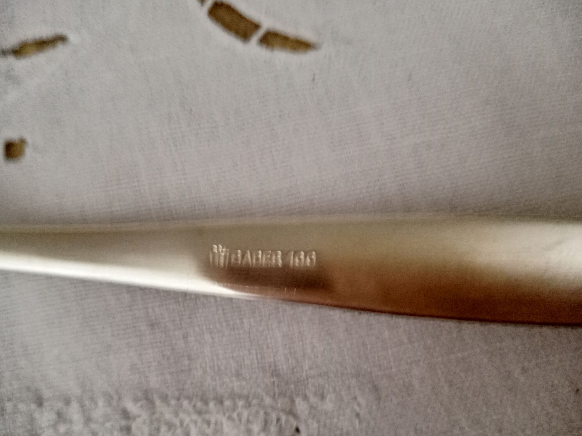 24-piece vintage silver-plated housewife 100 Bader Tafelbestecke Pforzheim