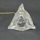 Blown crystal glass lamp/1950/vintage