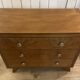 Walnut chest of drawers