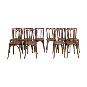 lot de 10 chaises bistrot