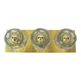 Pair of wall sconces in crystal designed by Sciolari for Peill & Putzler.