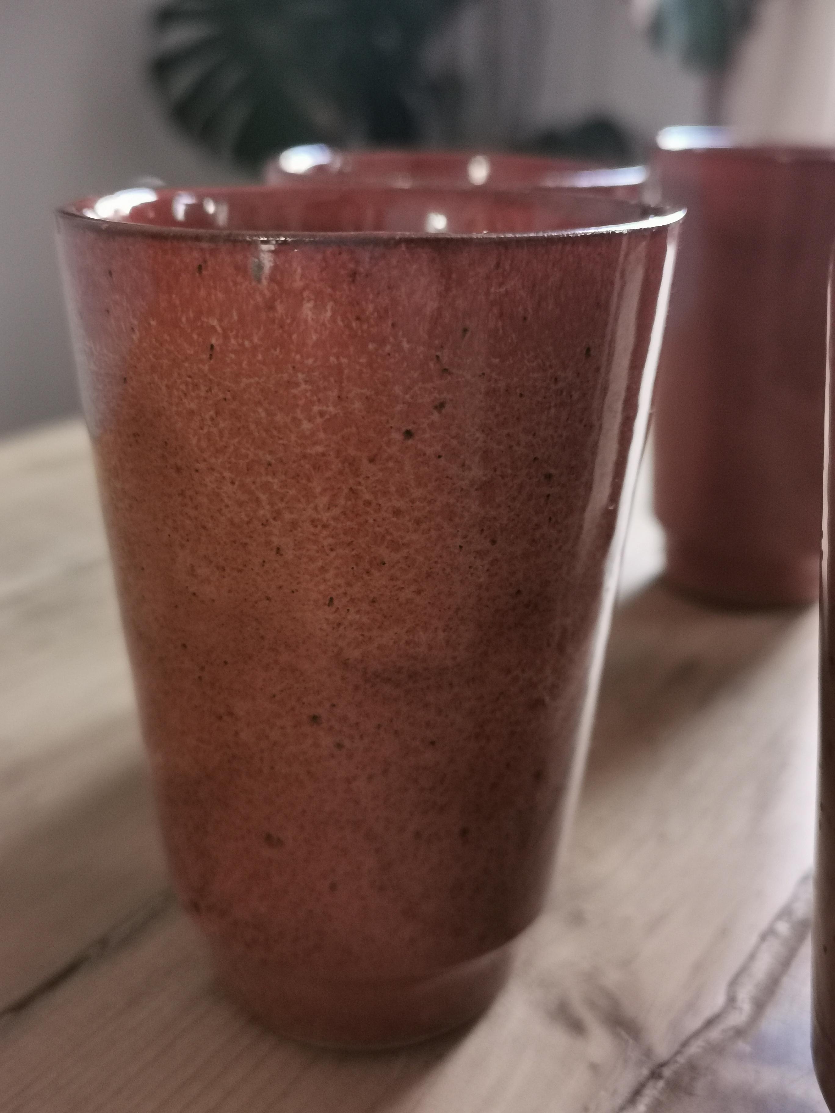 Set of 6 sandstone cups