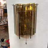 Wall lamp sconce in Hollywood Regency style, Sölken Leuchten, Germany, 1980