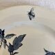 Pair of poppy dishes, Summer decoration, Gien earthenware from the 19th century.