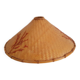 Wicker lampshade