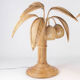 "Rattan 'coconut tree' lamp"