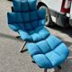 Fauteuil pivotant B&B Italia HUSK + repose pied