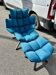 Fauteuil pivotant B&B Italia HUSK + repose pied