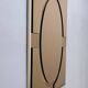 Bronze Rectangular Wall Mirror by Giannobi, Italy
