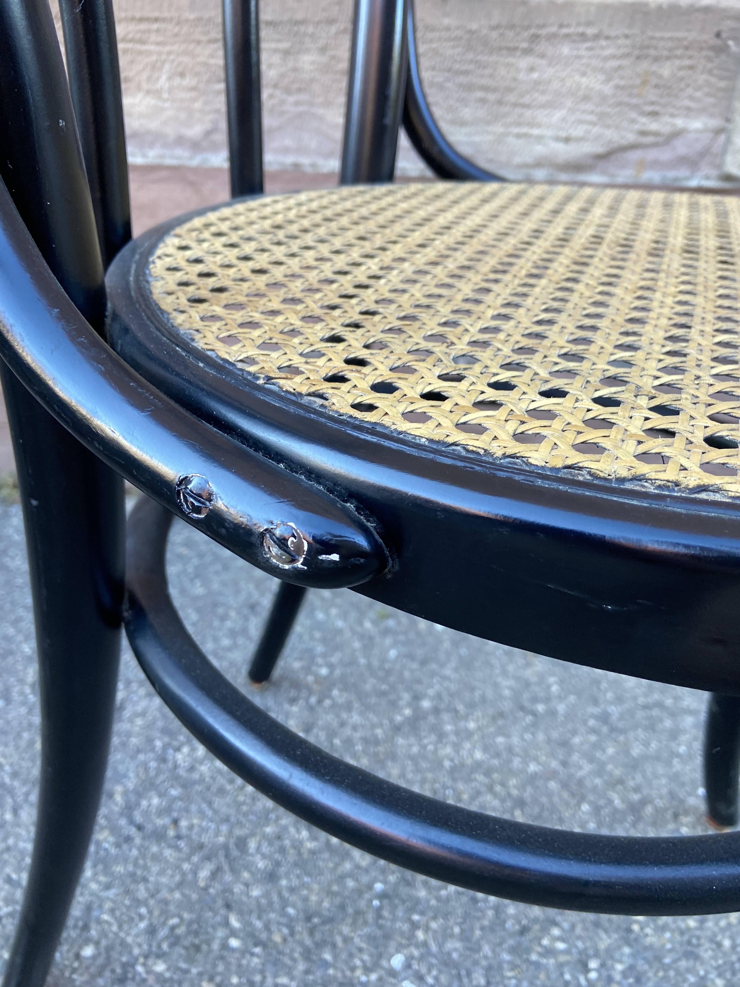 6 bentwood bistro chairs Fischel Thonet Style Nr 1980s