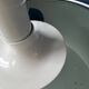 White Space Age table lamp Woja Holland with opal glass shade