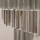 Cascade chandelier glass paolo venini 80s vintage modern