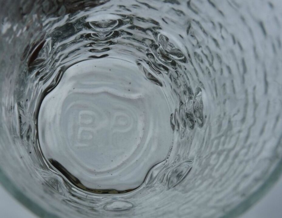 Set of 6 bubble glasses bp 1970