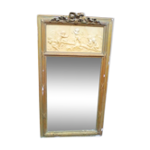 Mirror Louis XVI pier to the cherub XIXem - 140x76cm