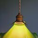 Vintage pendant light in opaline 1960s 1970s