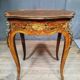 Table  Louis XV  en marqueterie rouge