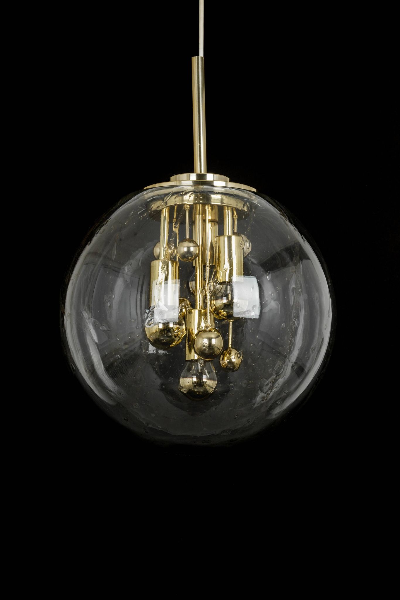 Sputnik Ball Chandelier by Doria, Germany, 1970s