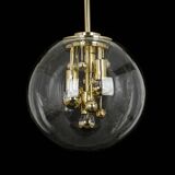 Sputnik Ball Chandelier by Doria, Germany, 1970s