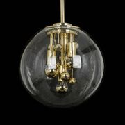 Sputnik Ball Chandelier by Doria, Germany, 1970s