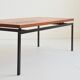 Table basse moderniste scandinave 1950 vintage