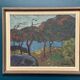 Original Swedish Oil on Panel – “Autumn Trees” by Svän Grandin – Signed