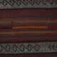 Vintage Turkish rug from Oushak, hand-woven 131x395 cm