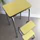 Yellow formica foot walk