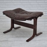 1970s, Norwegian design by Ingmar Relling, chair with stool model "Siesta".