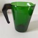 Vintage mint green glass Pichet VERECO, bakelite handle.