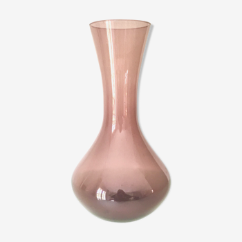 Vase bruyère en verre soufflé