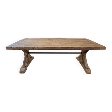 Table de ferme Étoile – Chêne Ancien 250 cm