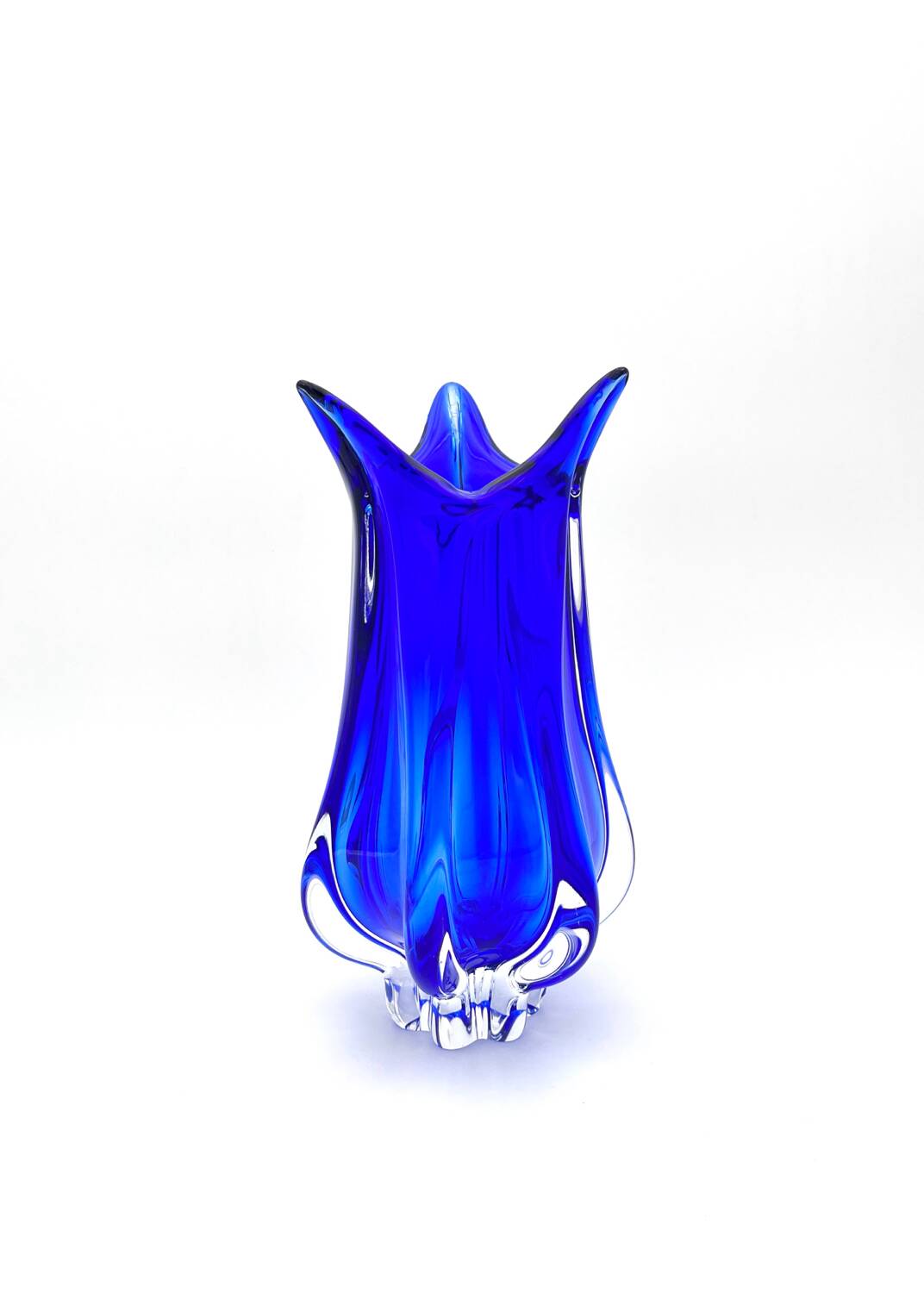 Sculptural Vase "Tulip" - Josef Hospodka for Chřibská - Bohemia 1960