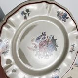 Set of 6 dessert plates "Agreste" Sarreguemines, 20th century.