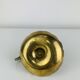 Vintage gold-plated brass candlestick