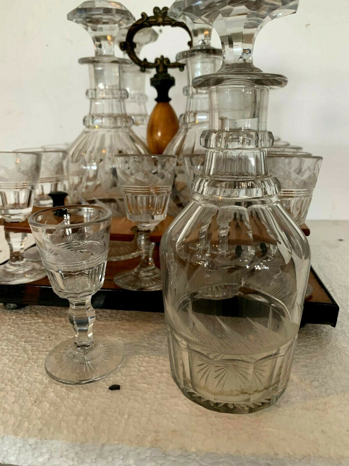 Cave has Charles X-style liqueur in 19th century lemon wood veneer