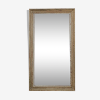 Large mirror thick vintage frame 65x115cm