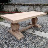 Solid oak monastery table