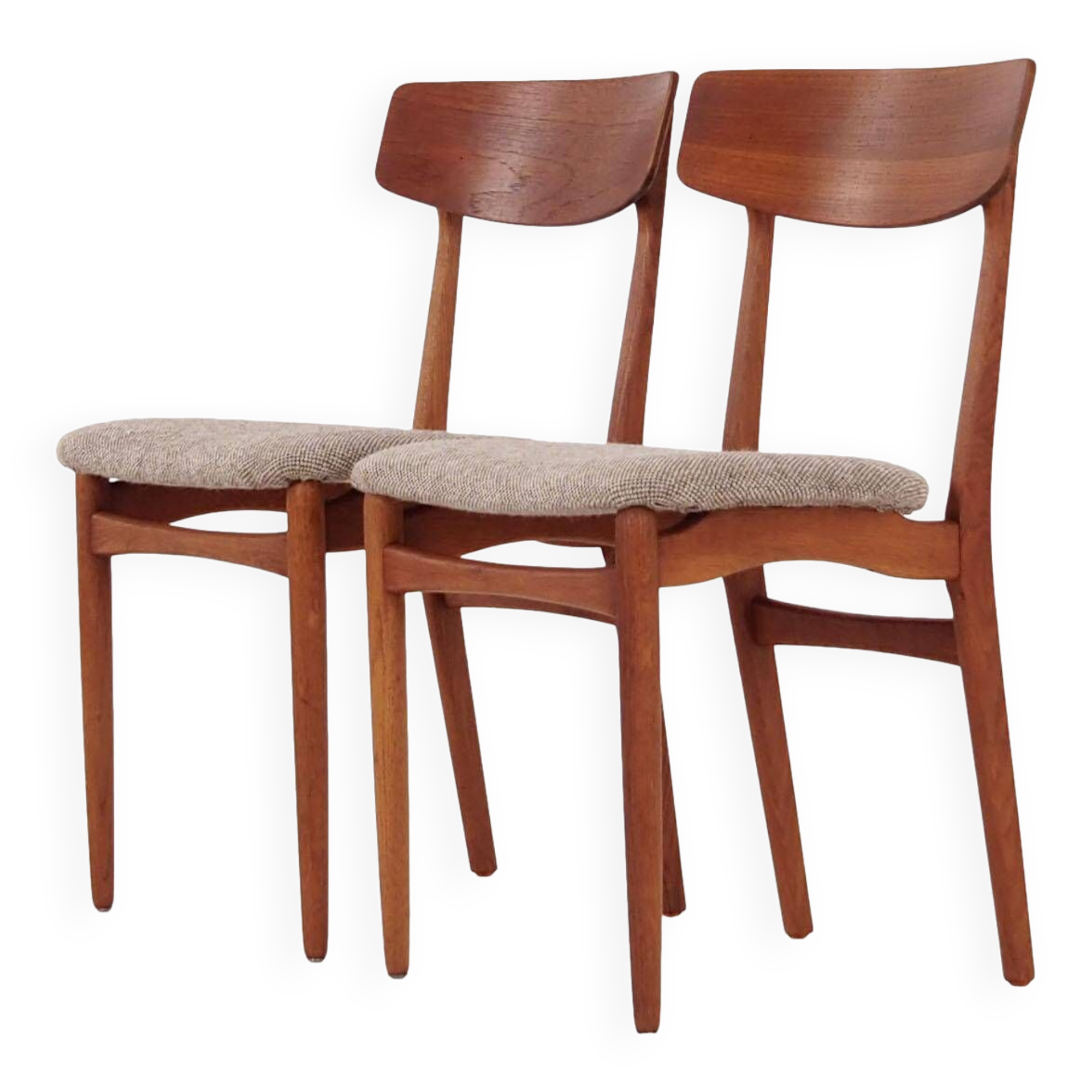 Teak chairs, 1970s design