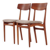 Chaises en teck, design années 1970