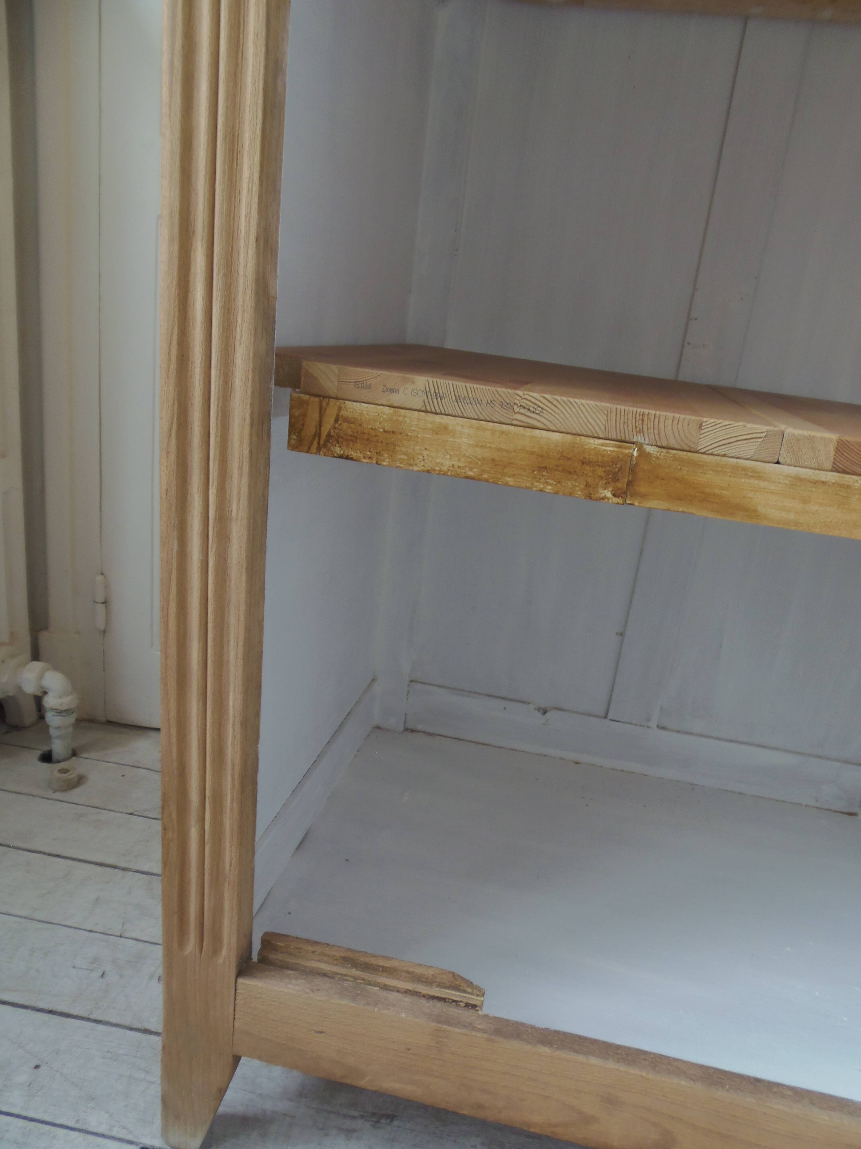 Wardrobe, vintage Parisian dresser has been completely sanded and waxed.
