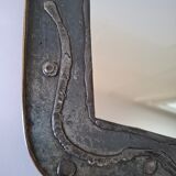 Vintage brutalist mirror