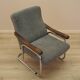 Italian lounge chair with reclining back, 1970s