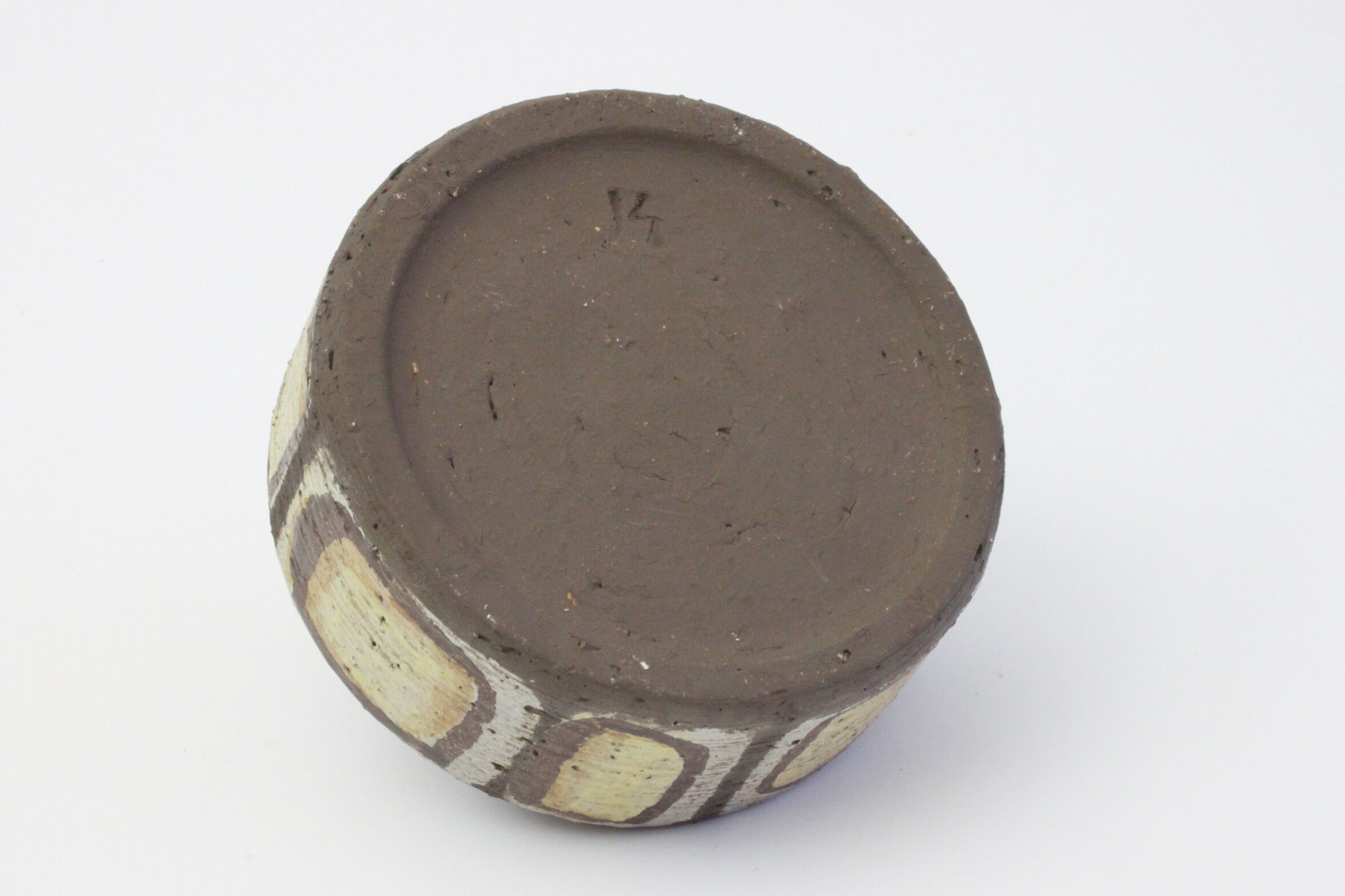 Sixties pattern vase by Keramikwerkstatt Krösselbach, Germany 1960s.