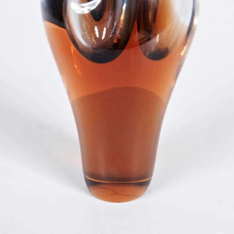 1955 Early Floris Meydam Unica Glass Sculpture